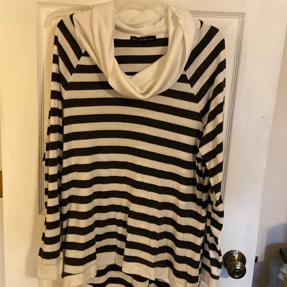 Soft cowl neck sweater